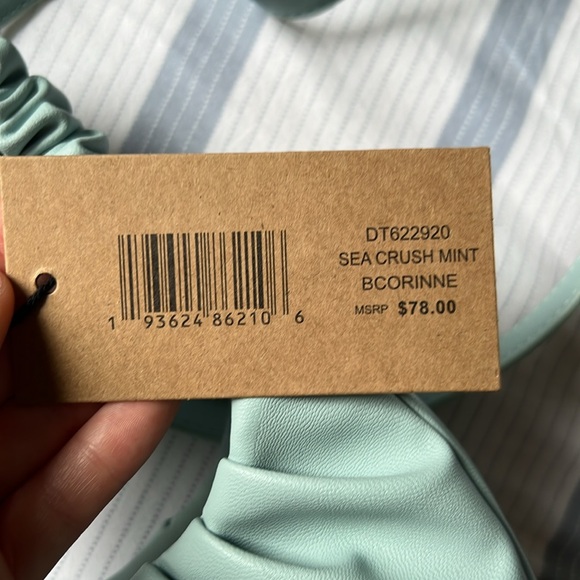 NWT Steve Madden light blue bag with removable strap - Picture 4 of 4